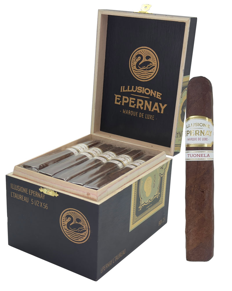 Epernay Tuonela Le Taureau Box and Cigar